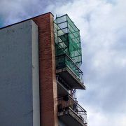 Rehabilitación de tramo de fachada en Pamplona